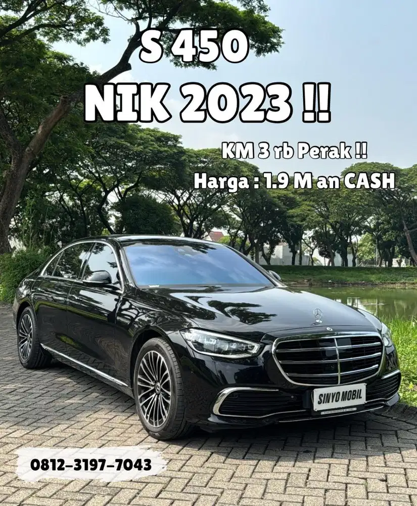 NIK 2023 !! Mercedes Benz S450L