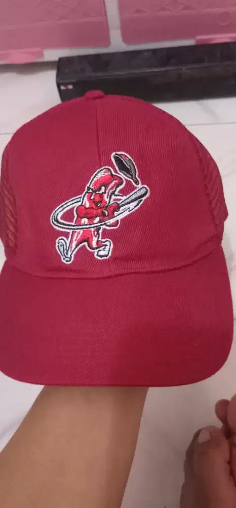 Dijual. Topi gambar bordir basball
