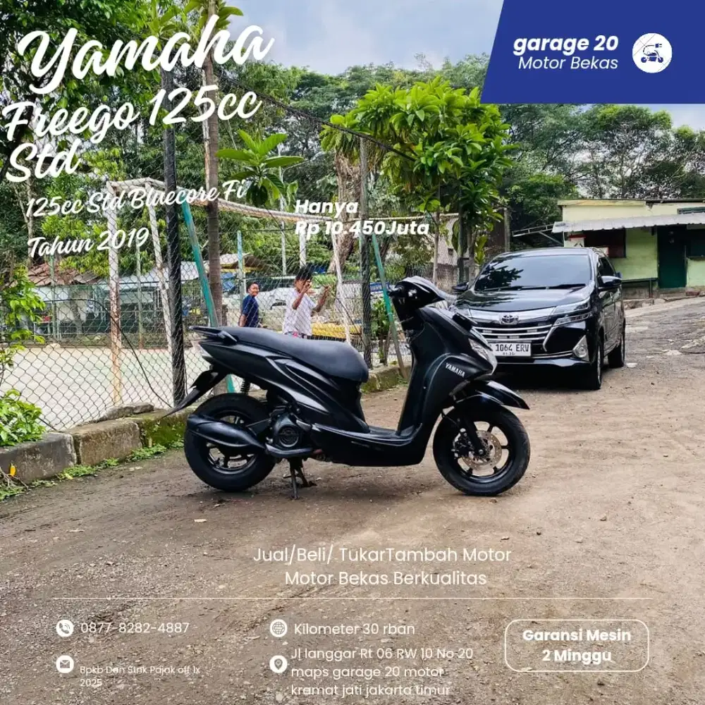 Yamaha Freego 125cc bluecore fi Tahun 2019