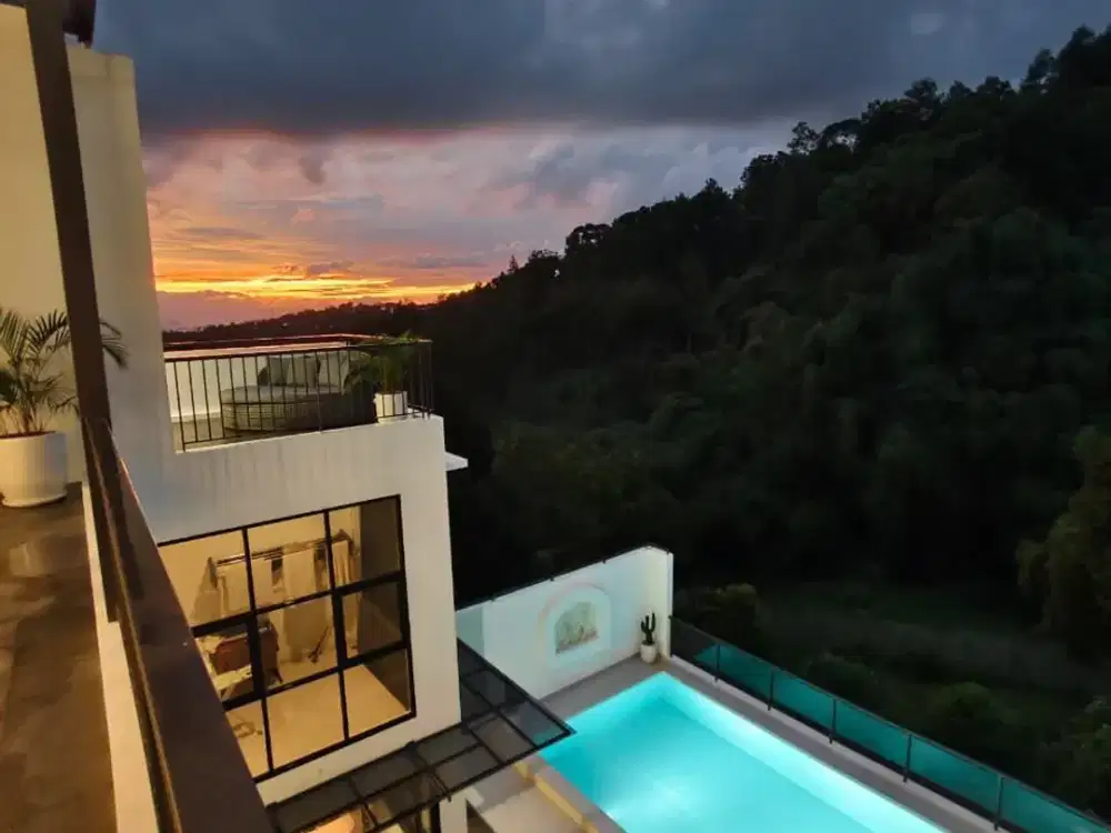 Villa Aktif Mewah Dago Bandung Dengan View Indah