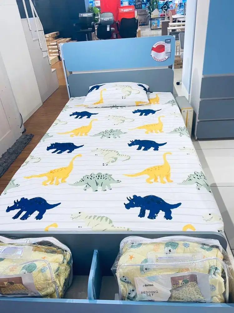 SET KAMAR ANAK DENGAN MATRAS CICILAN HOME CREDIT