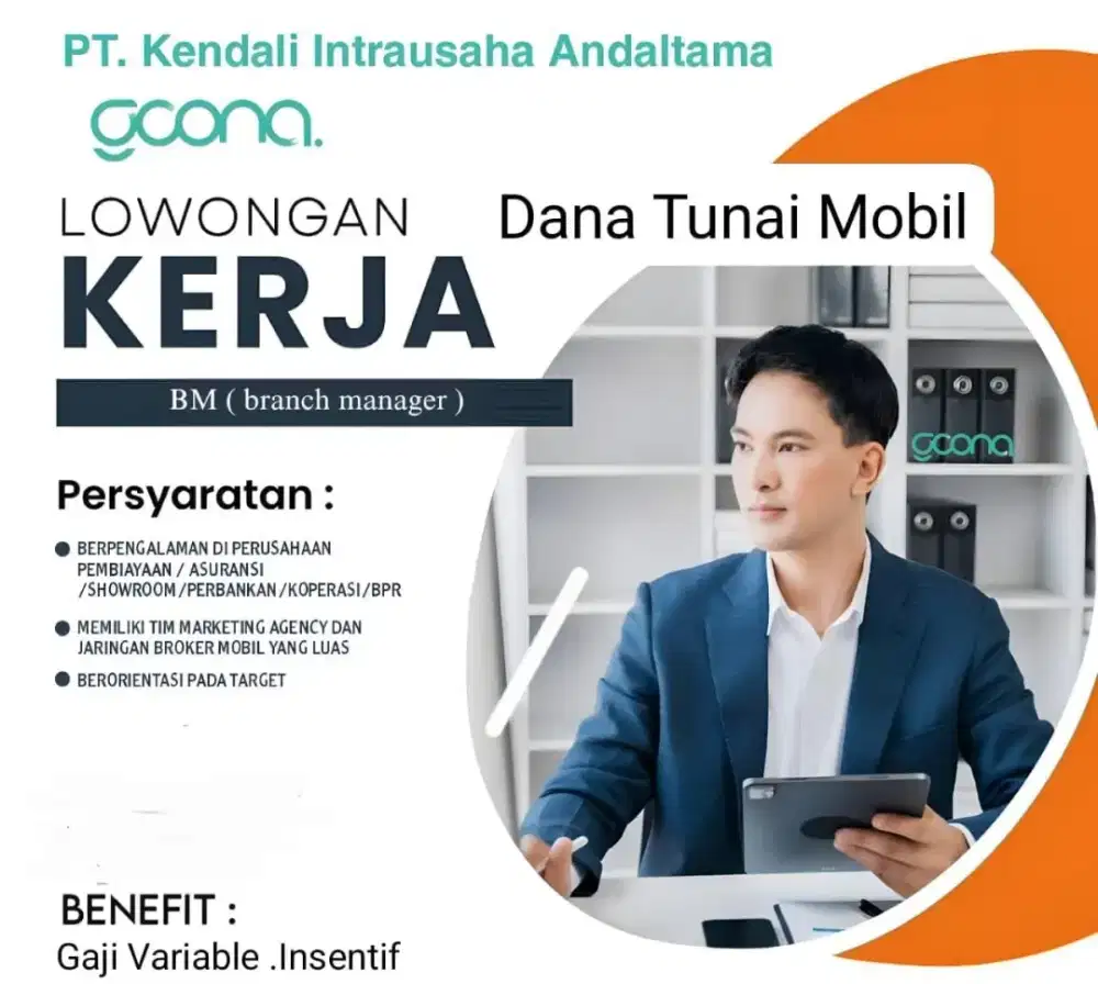Lowongan BM Sales Dana Tunai Mobil