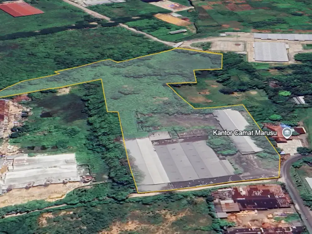 Lahan Ex Gudang Dijual Harga Include PPN, BPHTB dan AJB