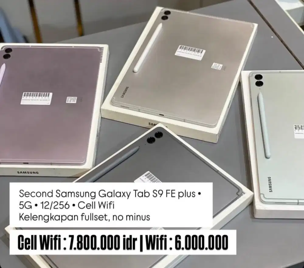 Second Samsung Tab S9 FE+ 12/256gb Sein