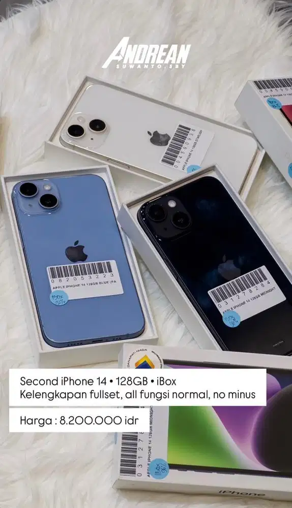 Second Iphone 14 128gb Ibox