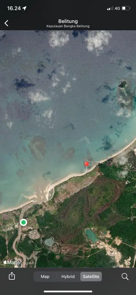 Dijual Tanah LT 89,700m2 Pantai Belitung