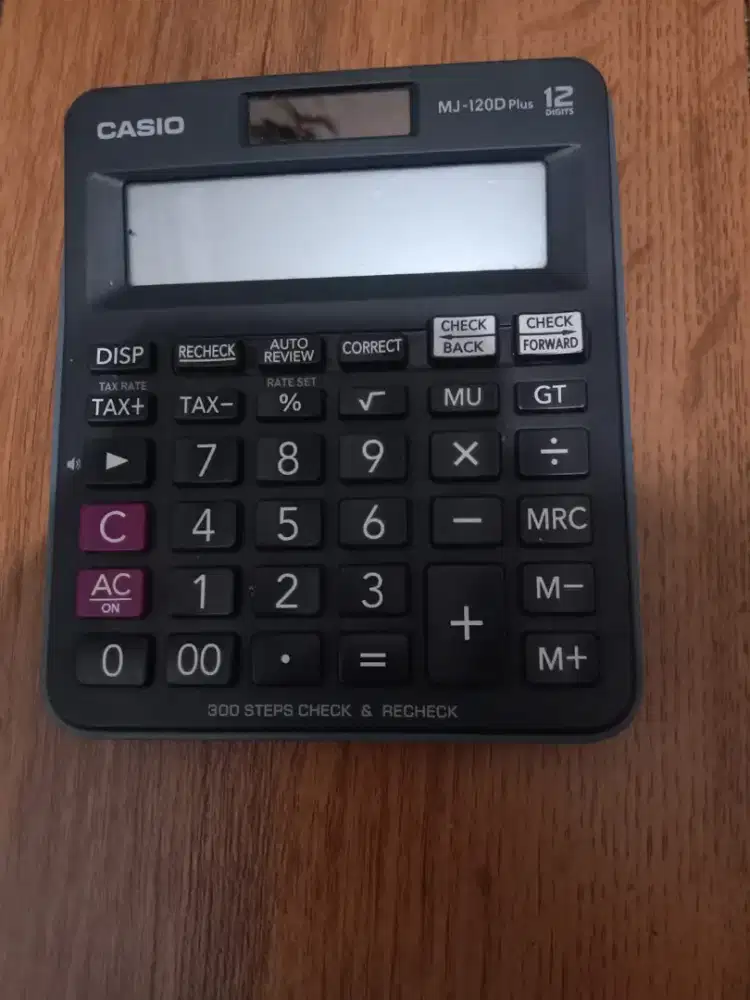 Kalkulator Casio MJ‑120D Plus – Bekas, Lengkap, dan Siap Pakai