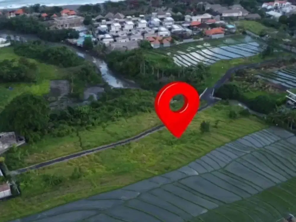 Tanah Komersial 300m Pantai Seseh dengan View Sawah