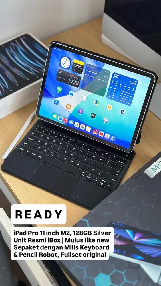 iPad Pro M2 11 inch 128GB Silver | iBox, BH : 92%
