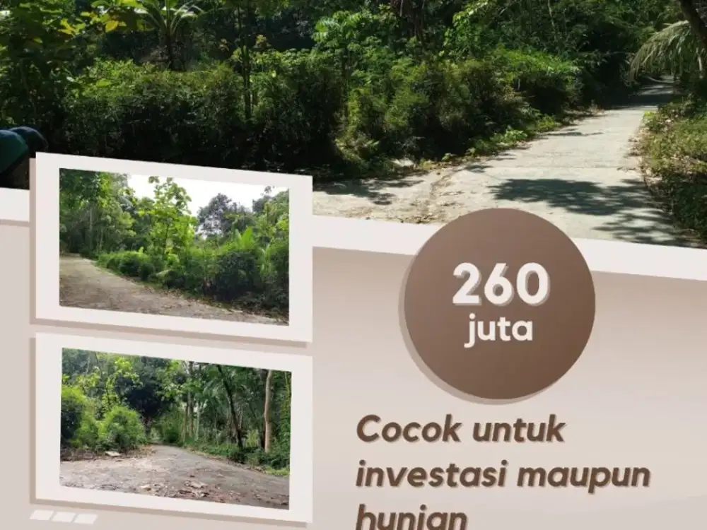 TANAH PEKARANGAN SHM MURAH AREA KARANGNONGKO