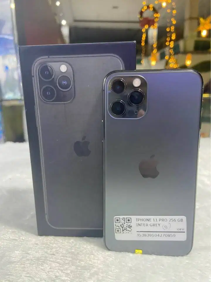 Second IPHONE 11 PRO 256gb Gray INTER All Op Mantapp