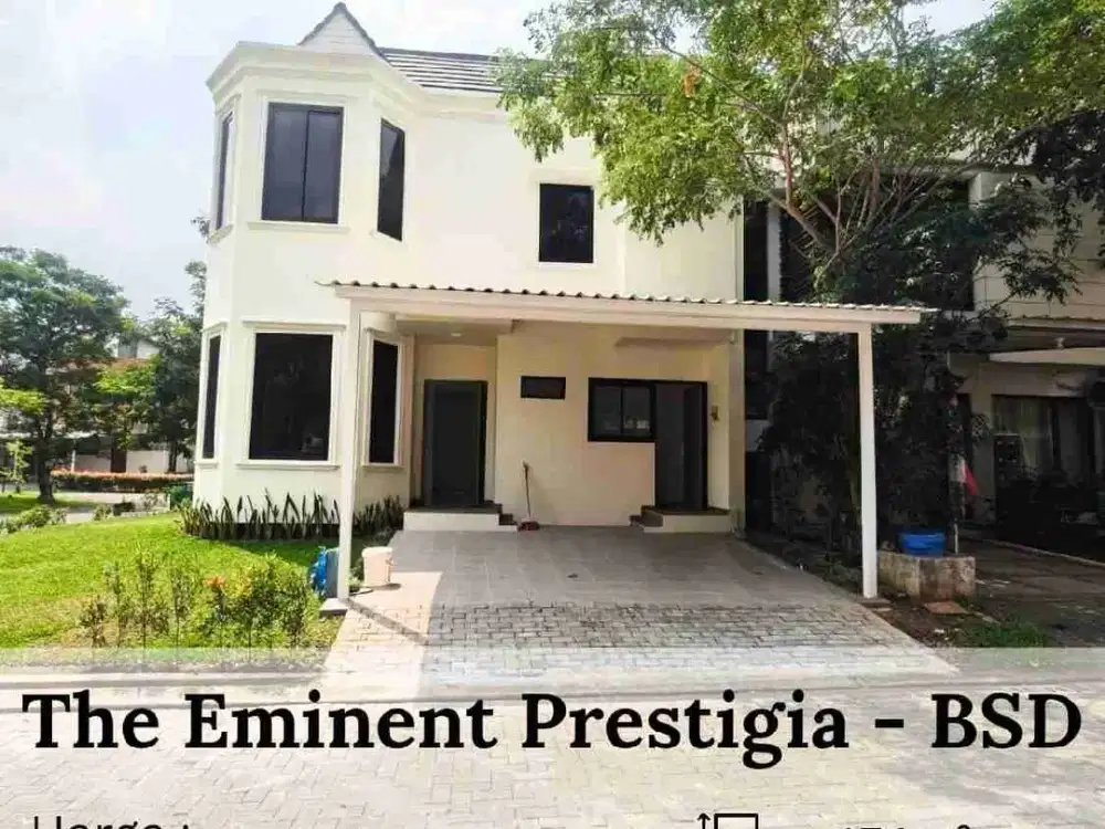 For Sale The Eminent PRESTIGIA BSD CITY