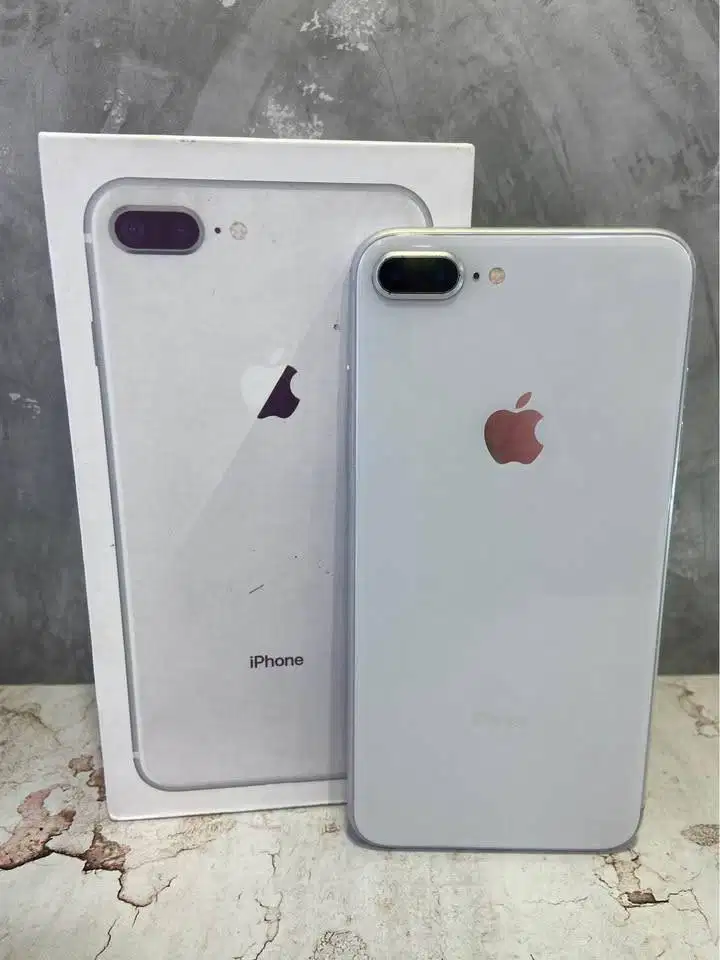 SECOND IPHONE 8 Plus 64gb INTER All OP White Mantapp