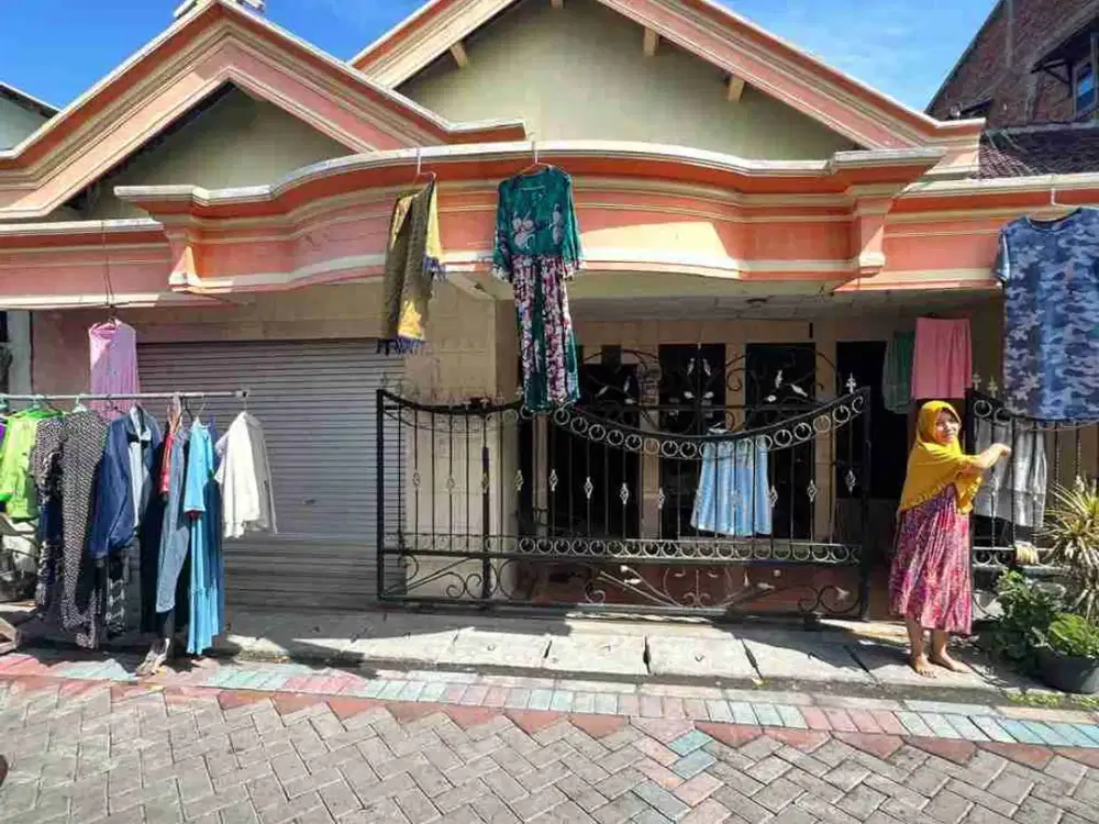 Dijual Rumah Asset Lelang di bulak setro Samping Ada Ruang Untuk Buka Usaha