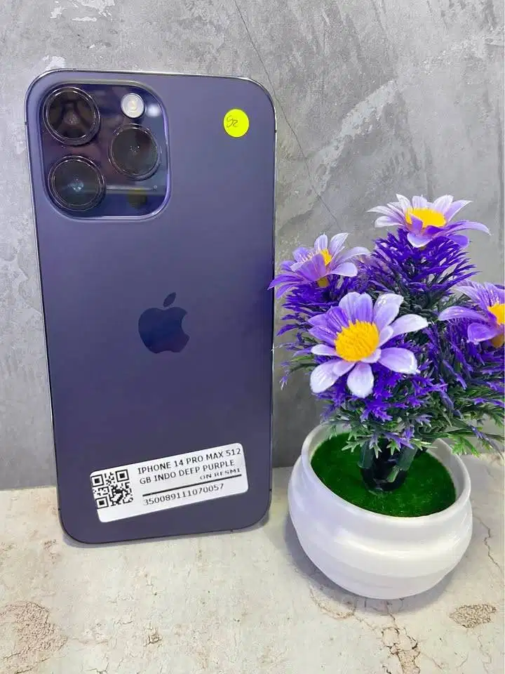 Second IPHONae 14 PROMAX 512gb D. PURPLE IBOX Mantull