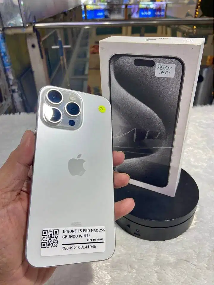 Second IPHONE 15 PROMAX 256gb WHITE IBOX Welljoss