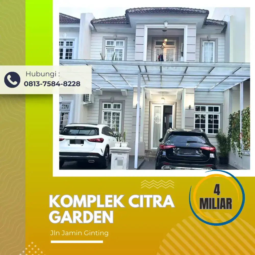 KOMPLEK CITRA GARDEN 10X20 SUDAH PERABOTAN