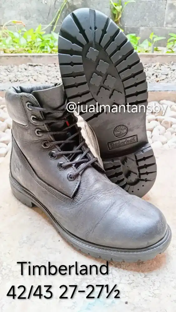 Timberland Black Icon 6 Waterproof Boots Made in Vietnam