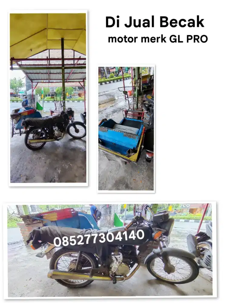 Dijual BECAK GL Max Tenaga Bandel