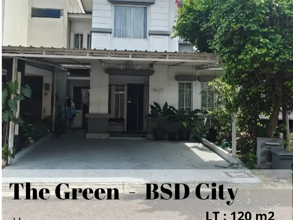Dijual Rumah Semi Furnish  Di The Green Bsd City Tangerang Selatan