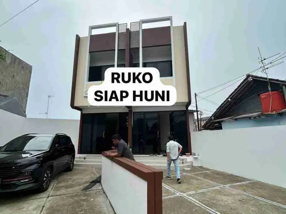 Ruko Siap Huni 2 Lantai Di Pinggir Jalan Kedung Halang Bogor