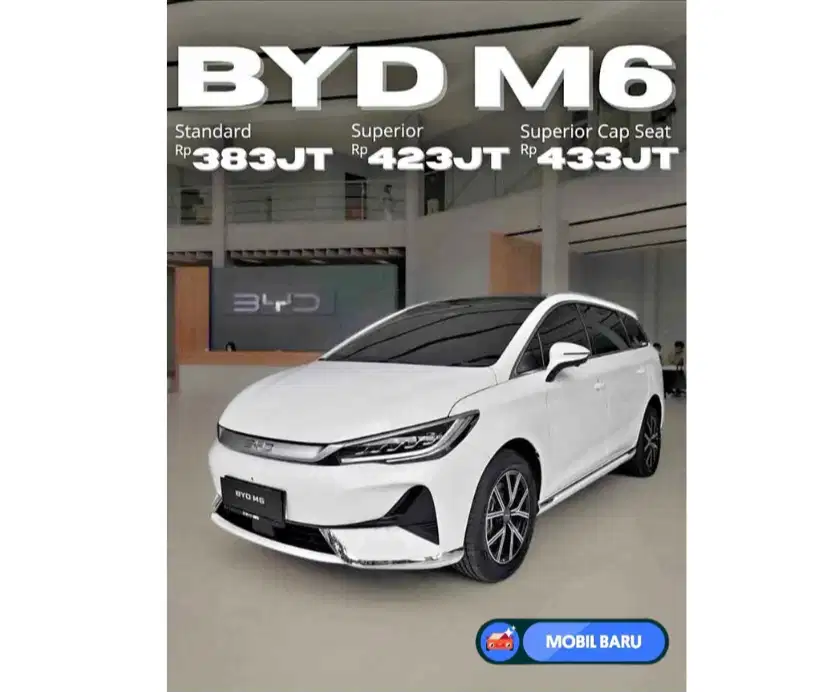[MOBIL BARU] BYD M6 DISKON AKHIR TAHUN