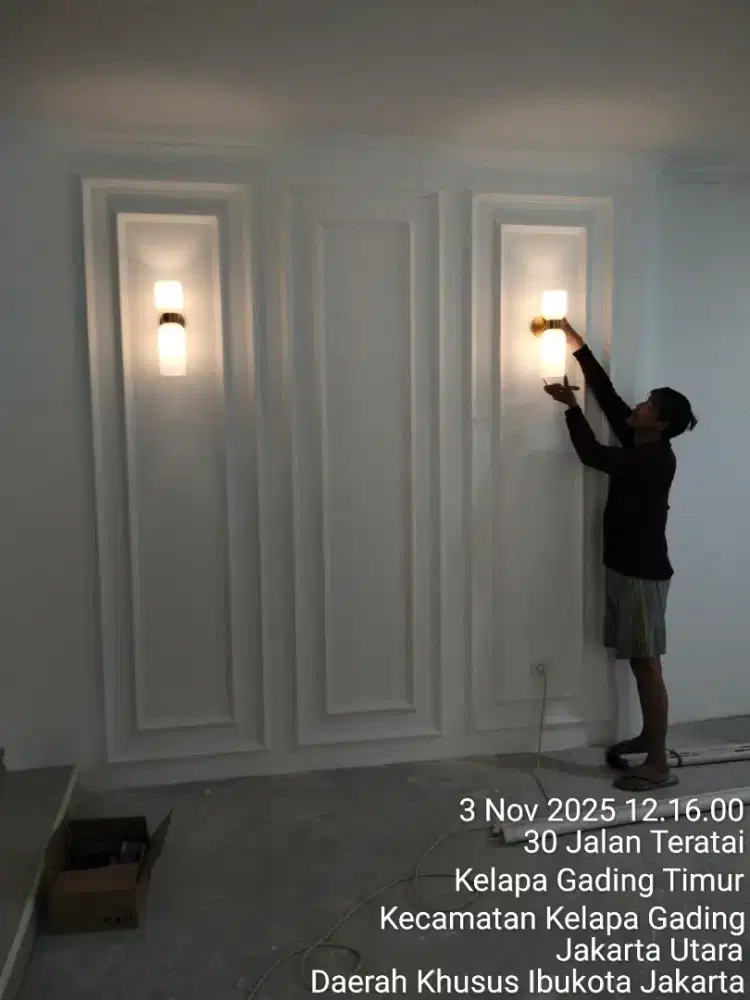 Buat usaha kantor dari gypsum partisi penyekat ruangan