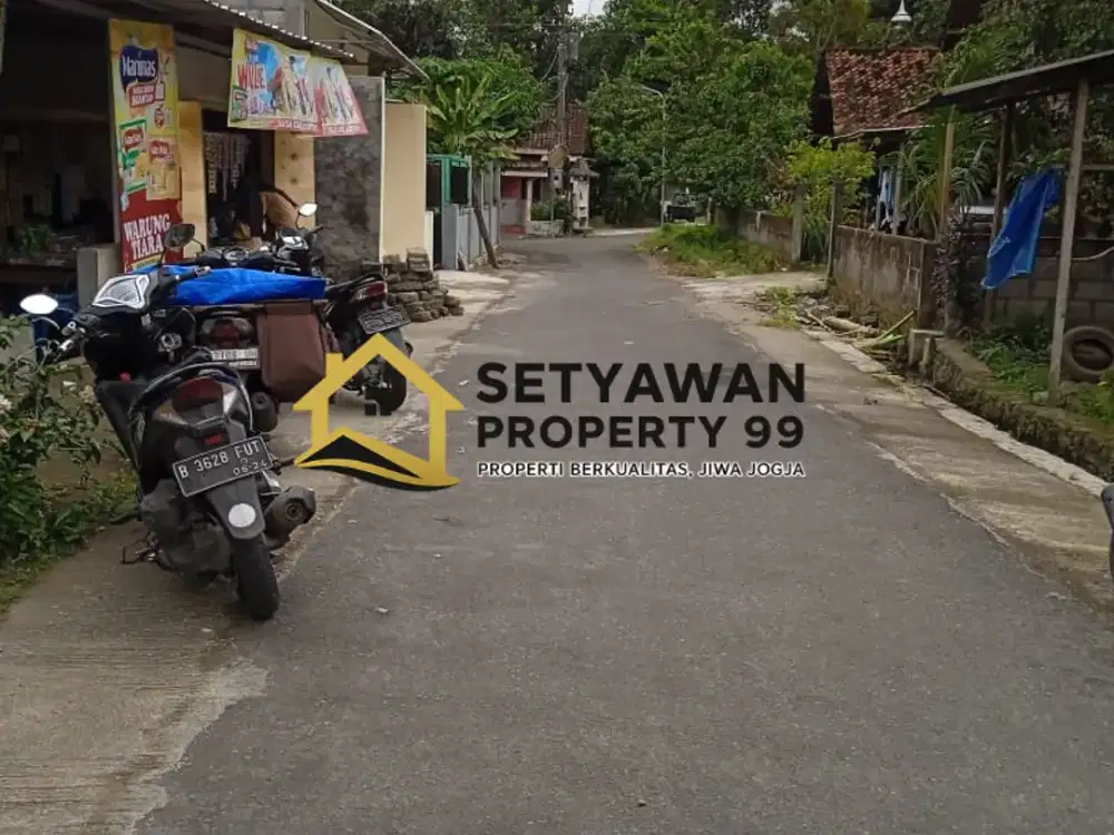 DIJUAL TANAH BONUS RUMAH LOKASI SEYEGAN DEKET PUSKESMAS SEYEGAN