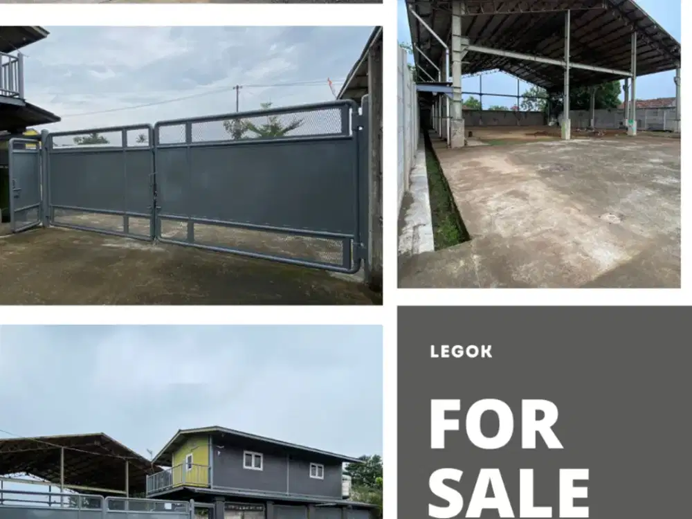 Dijual  TANAH + GUDANG  LEGOK – 1.104 m²