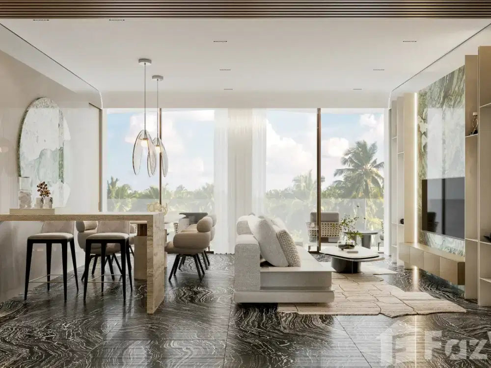 2 Bedroom Apartment 250m to the Beach With Oceanview, Canggu