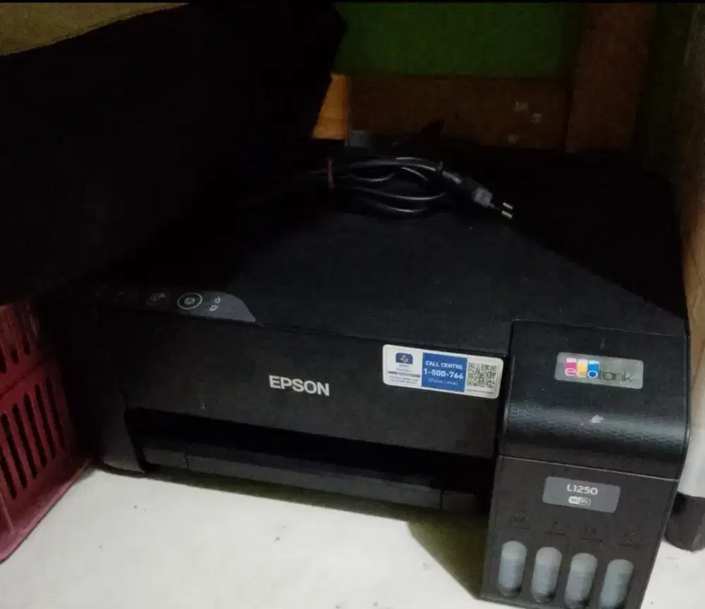 Dijual printer Epson L1250 Wifi kondisi masih bagus semua