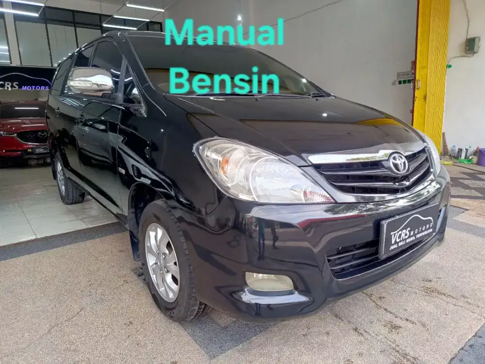 Toyota innova G mt 2009 KM125rb hitam manual bensin inova 2.0 kijang