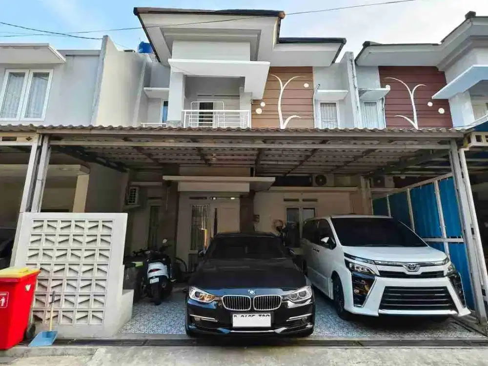 Dijual rumah Bagus 2 lantai cluster area Pamulang Benda Baru Tangsel