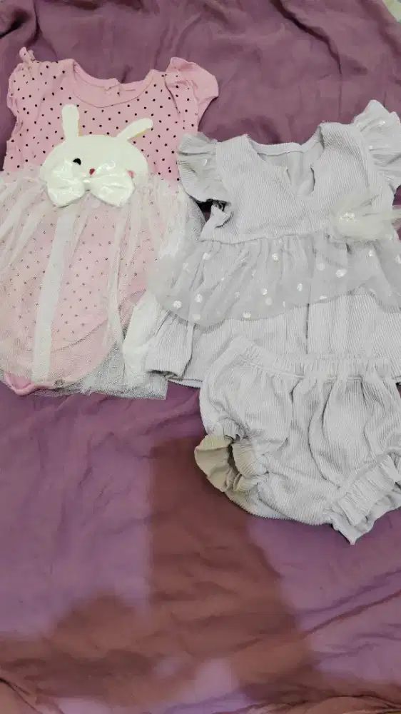 Preloved baju bayi -+ umur 0-1tahun