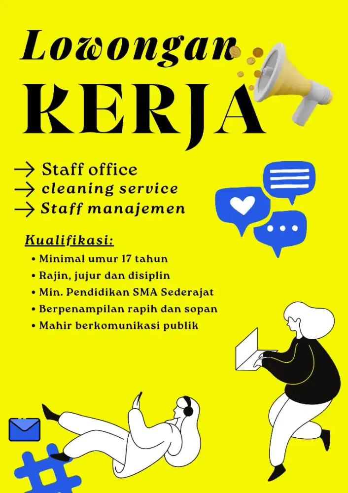 Dibutuhkan lowongan pekerjaan
