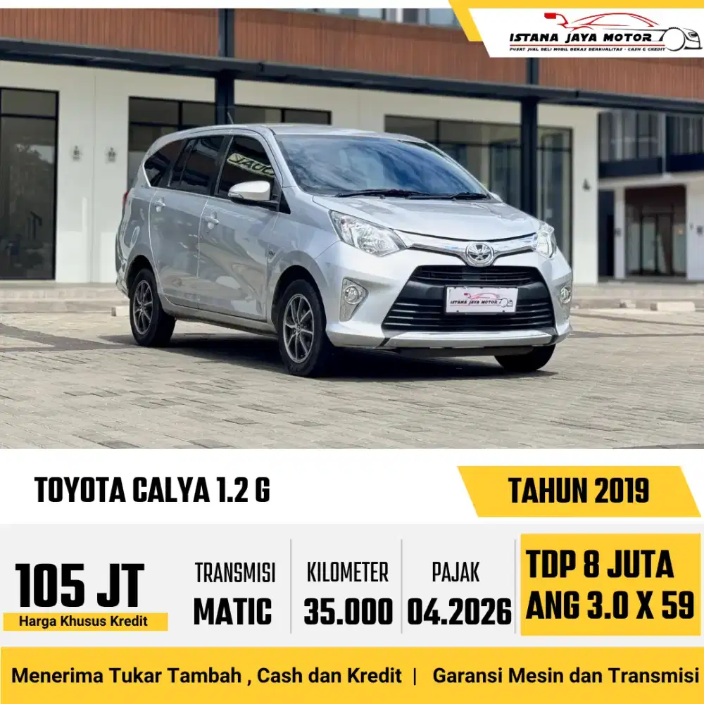 TOYOTA CALYA 1.2 G AT 2019