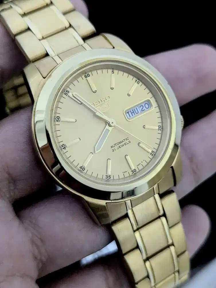 Jam Seiko 5 automatic SNKE56K1 7s26 original