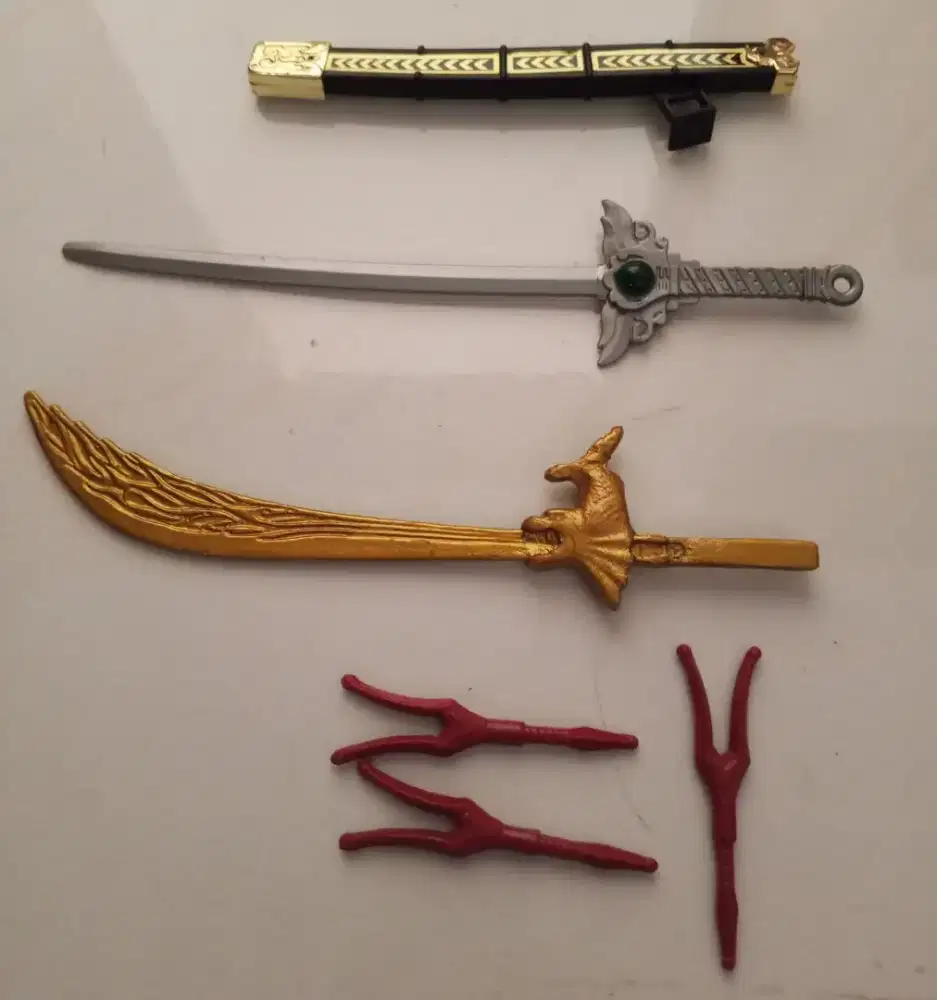 Bandai DX Pedang Thunder megazord & Shogun megazord dll