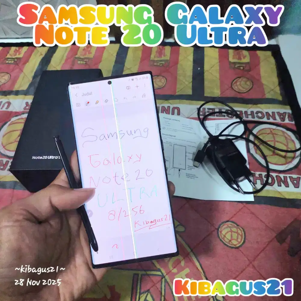 Samsung Note 20 Ultra Fullset ORI SEIN Minusan murah