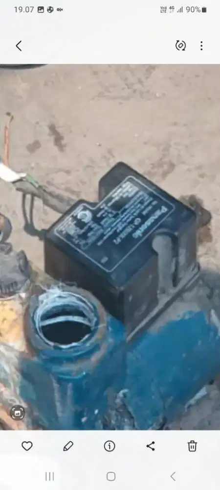 Jual pompa air merk panasonic bekas