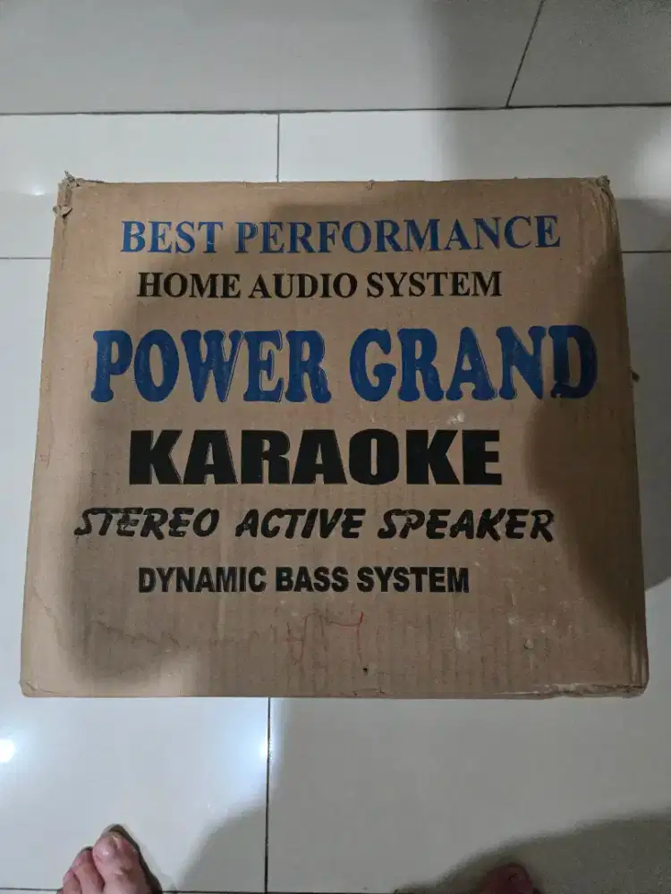 Speaker power grand model pg 777 kr active speker stereo dynamic