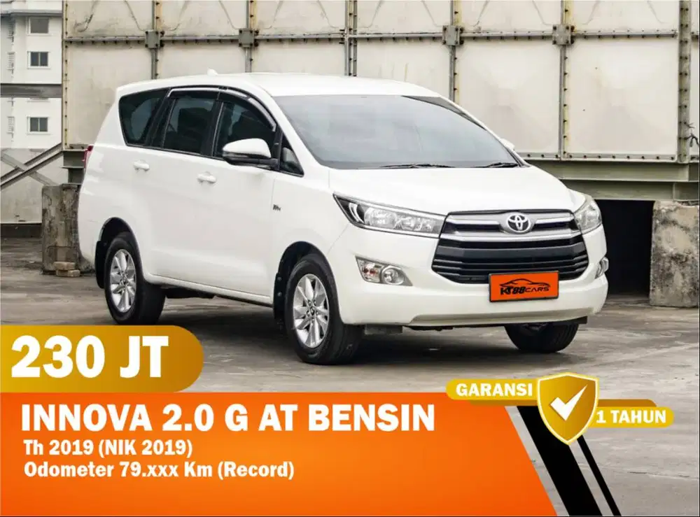 DP 12 JT Nego - TOYOTA KIJANG INNOVA 2.0 G AT 2019 Matic