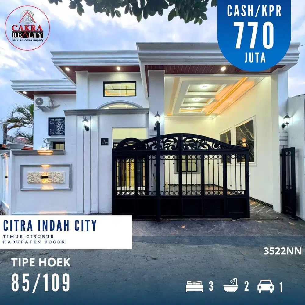 Rumah mewah harga terjangkau di citra indah city