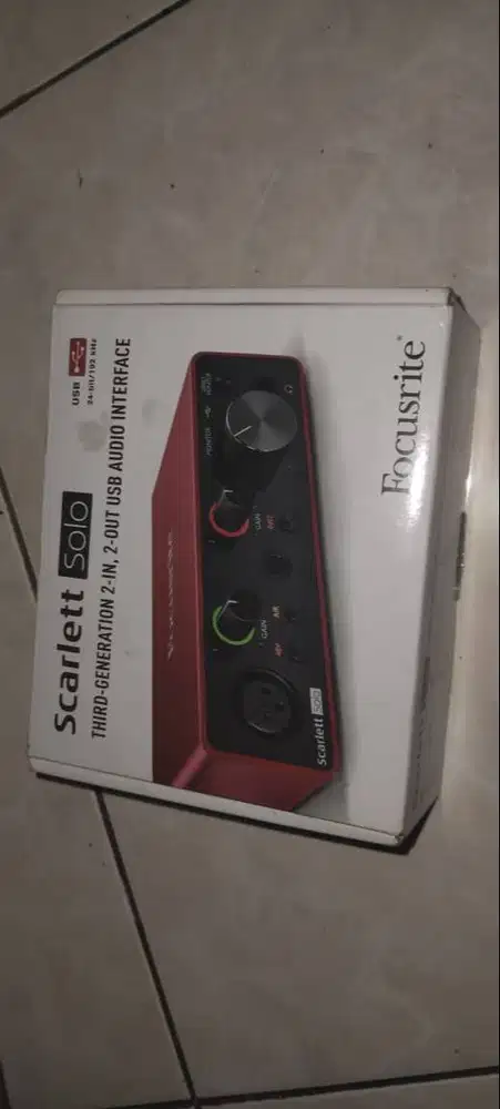 DIJUAL! Scarlett Solo Sound HD
