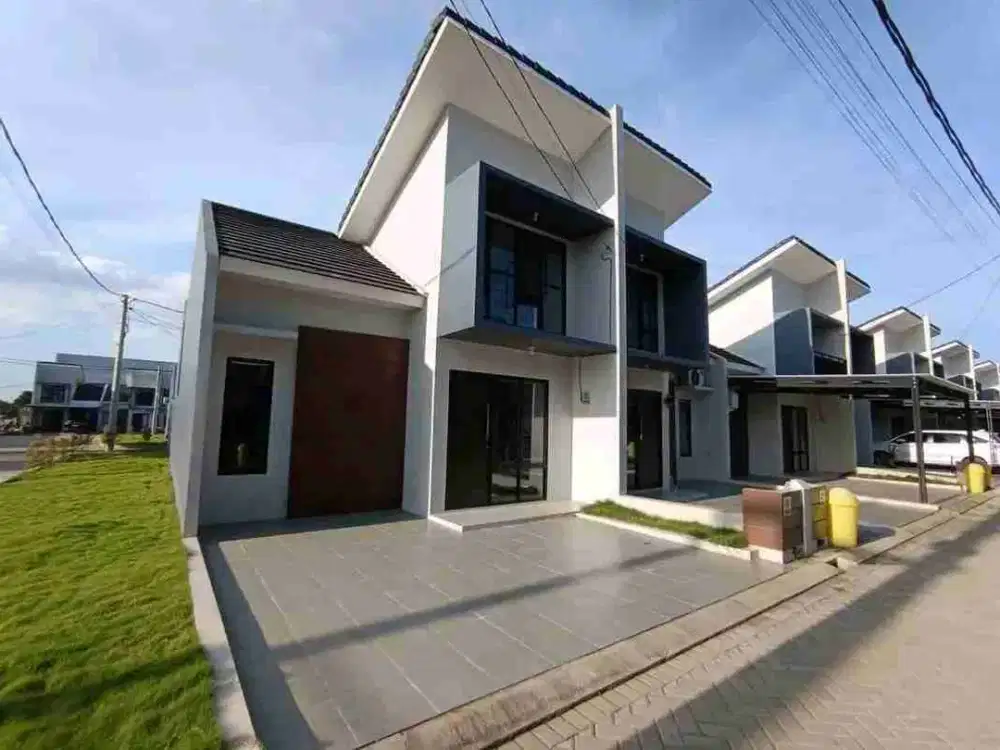 DI JUAL RUMAH DENGAN KONSEP MEZANINE 5 MENIT DARI PASAR SETU