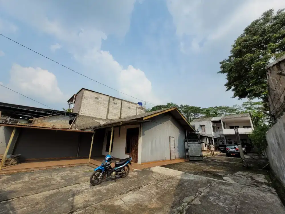 RUMAH/BENGKEL/GUDANG LUAS CILEUNGSI | SHM | LT : 470 m² | LB : 156 m²