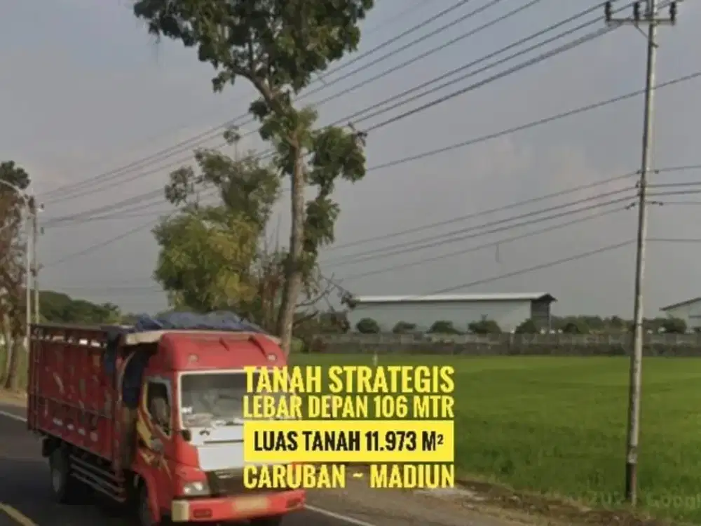 [Bb] Tanah Zona Industri LD 106 mtr, dpn Exit TOL Caruban MADIUN, Sipp