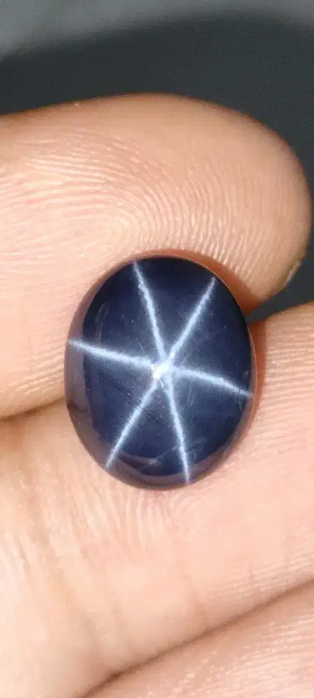 Batu akik cincin permata Safir tailand bangsing sapphire star tajam