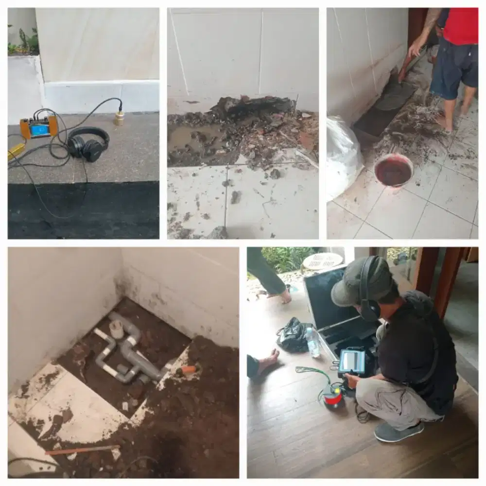 Jasa Deteksi Kebocoran Pipa bawah tanah