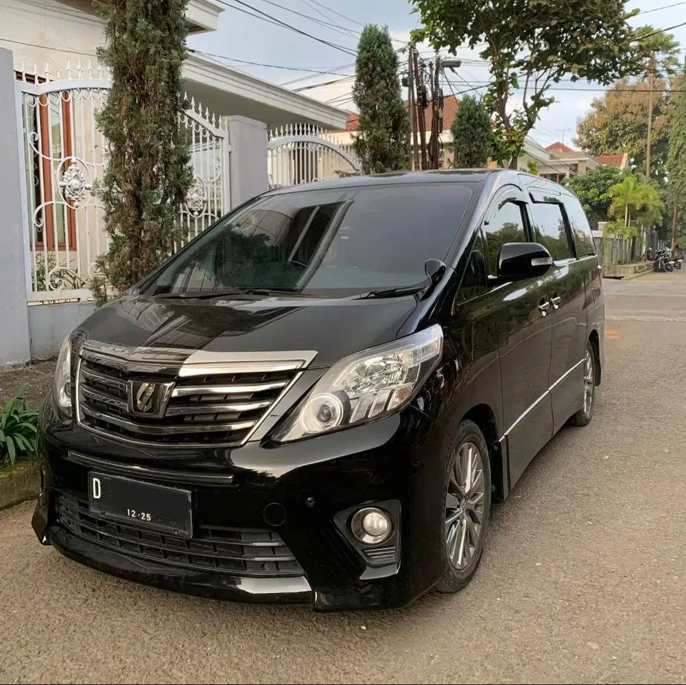 km 70000 ASLI  TOYOTA ALPHARD 2014 2,4S A/T Audioless Golden eyes istw